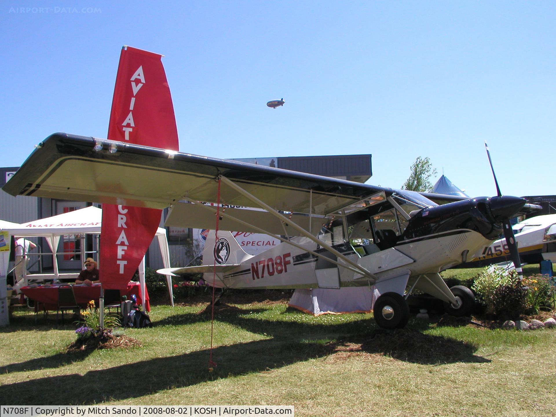 N708F, 2008 Aviat A-1C-180 Husky C/N 3030, EAA AirVenture 2008.
