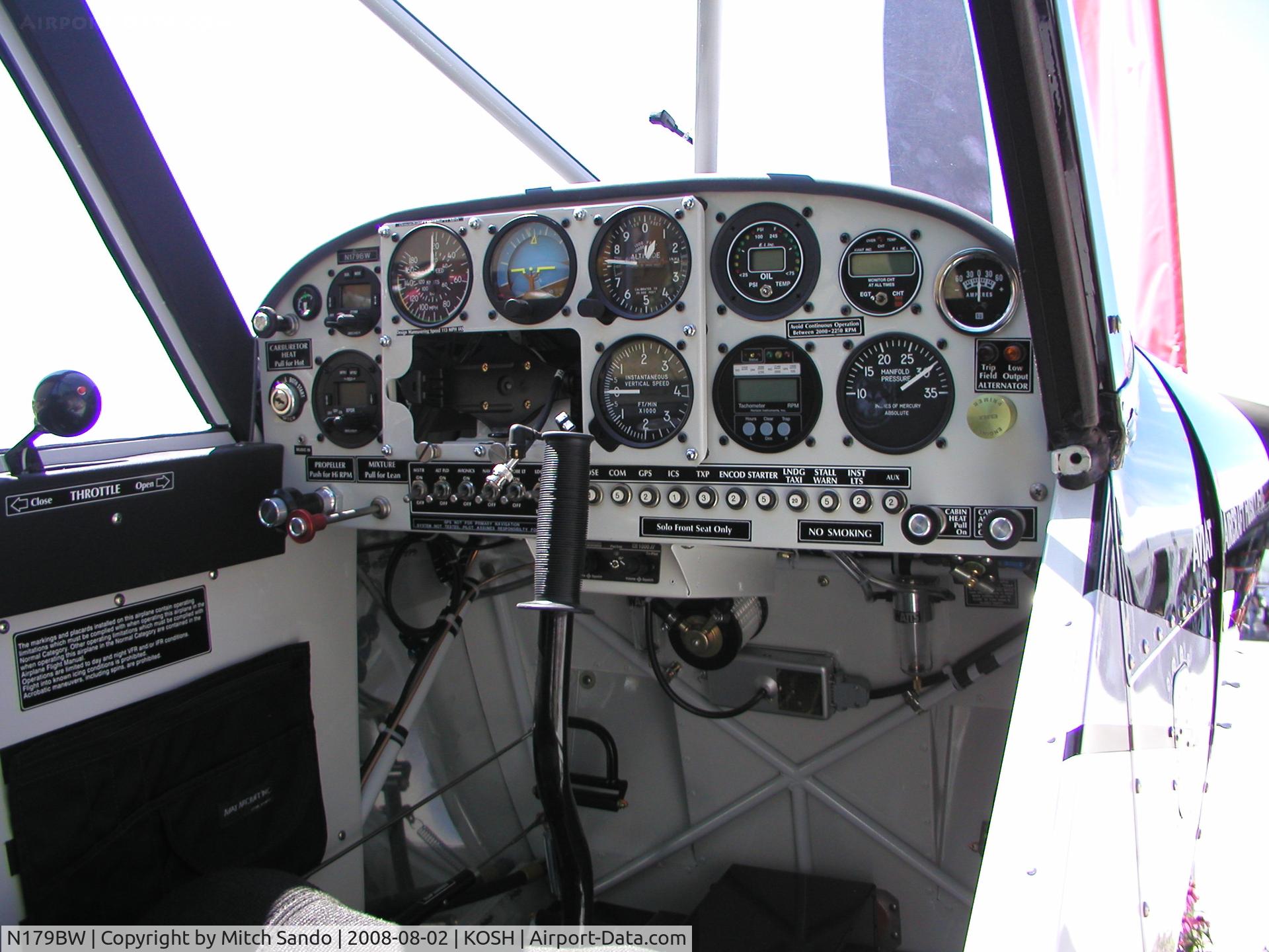 N179BW, 2008 Aviat A-1C Husky C/N 3029, EAA AirVenture 2008.