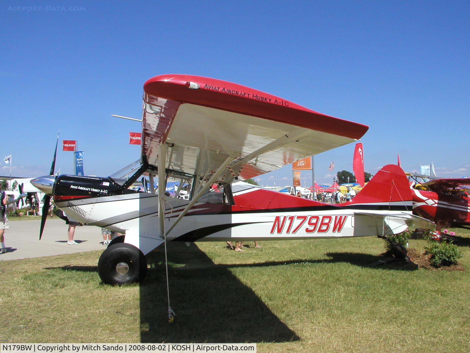 N179BW, 2008 Aviat A-1C Husky C/N 3029, EAA AirVenture 2008.