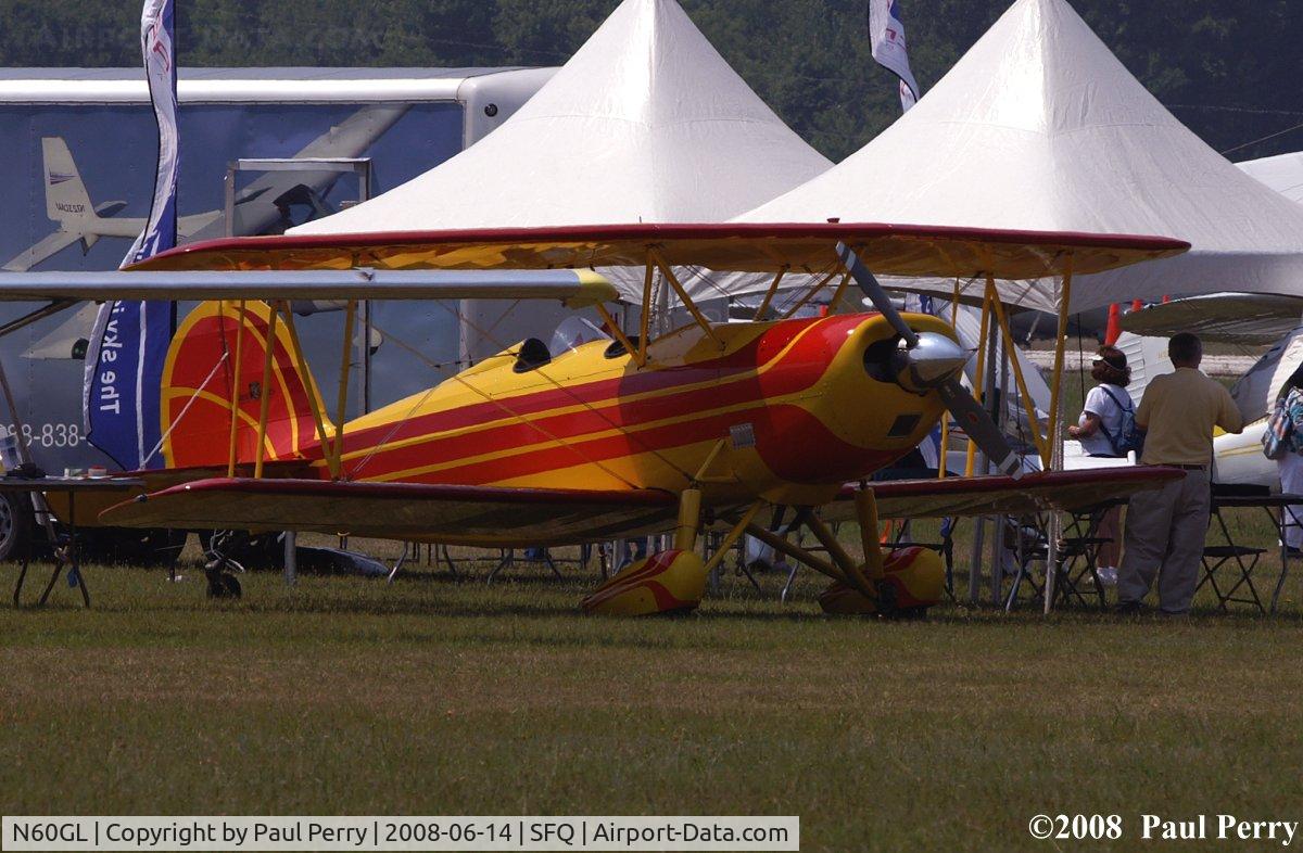 N60GL, 1978 Great Lakes 2T-1A-2 Sport Trainer C/N 0806, Colorful biplane on display