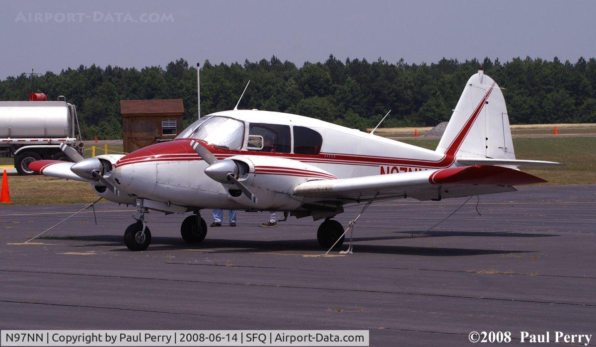 N97NN, 1956 Piper PA-23 C/N 23-435, Classic twin on the ramp
