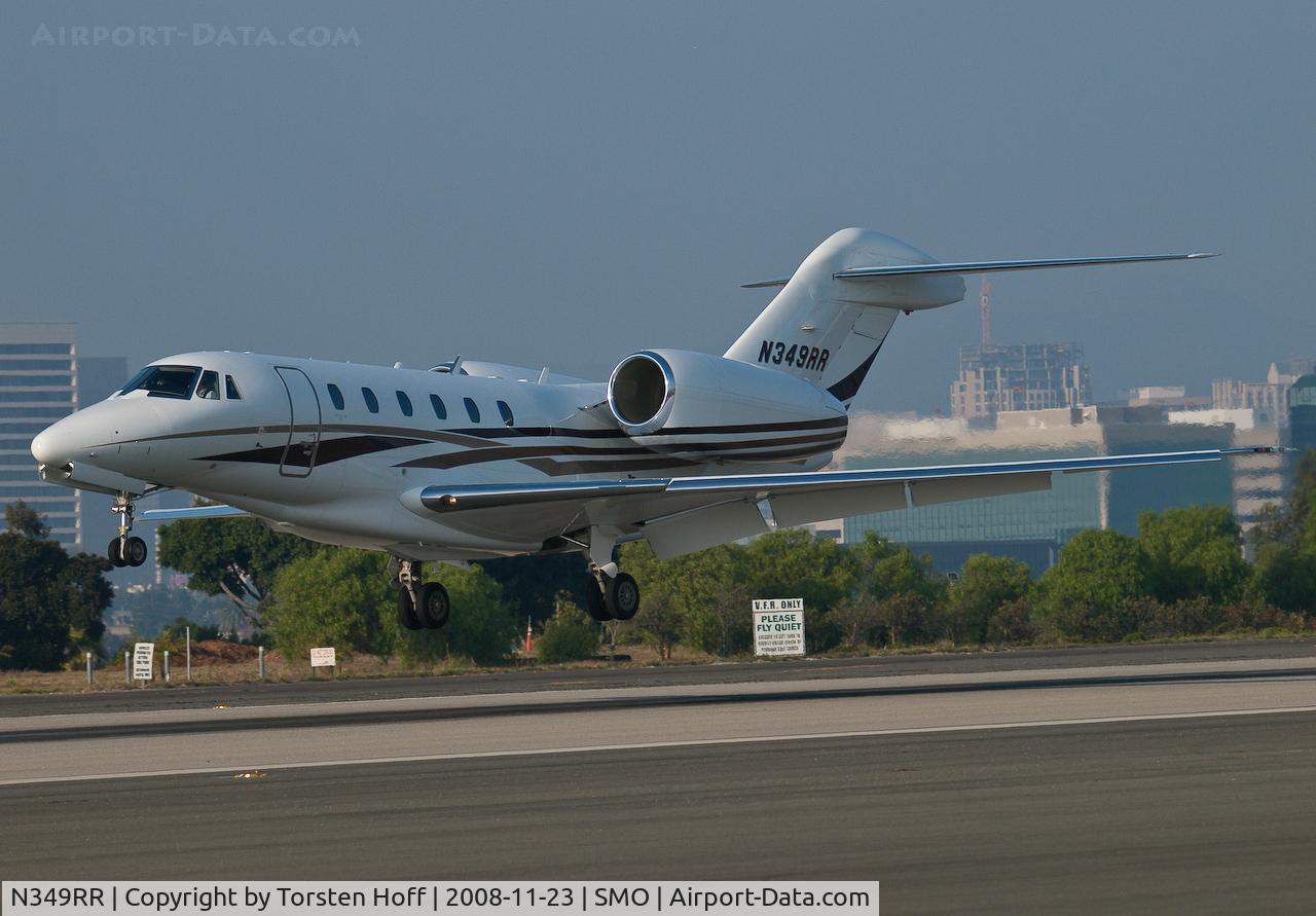 N349RR, 2004 Cessna 750 Citation X Citation X C/N 750-0236, N349RR arriving on RWY 21