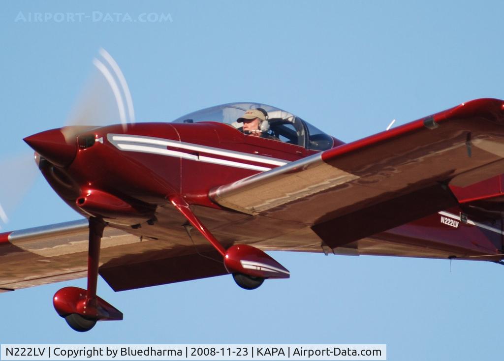 N222LV, 1995 Vans RV-6 C/N 20174, On final approach to 17L.