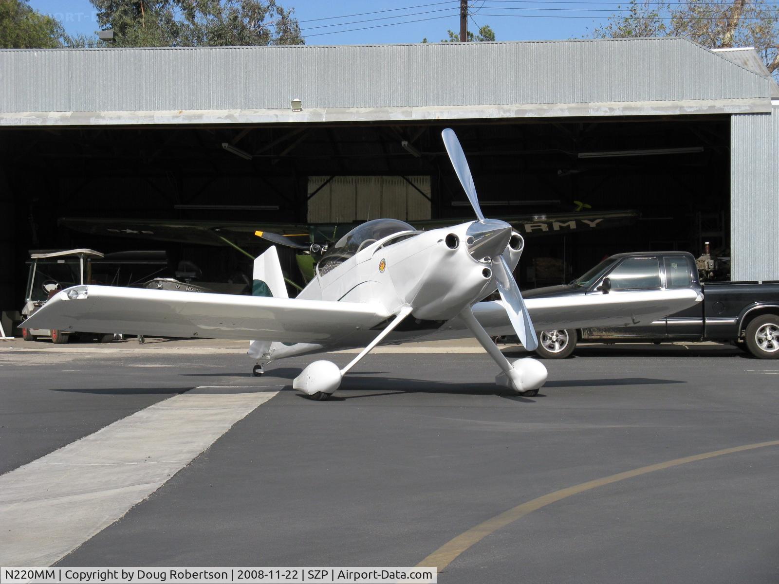 N220MM, 2001 Harmon Rocket II C/N 279, 2001 Hogan HARMON ROCKET II, Lycoming IO-540 250 Hp, a highly modified RV-4 injected with performance steroids