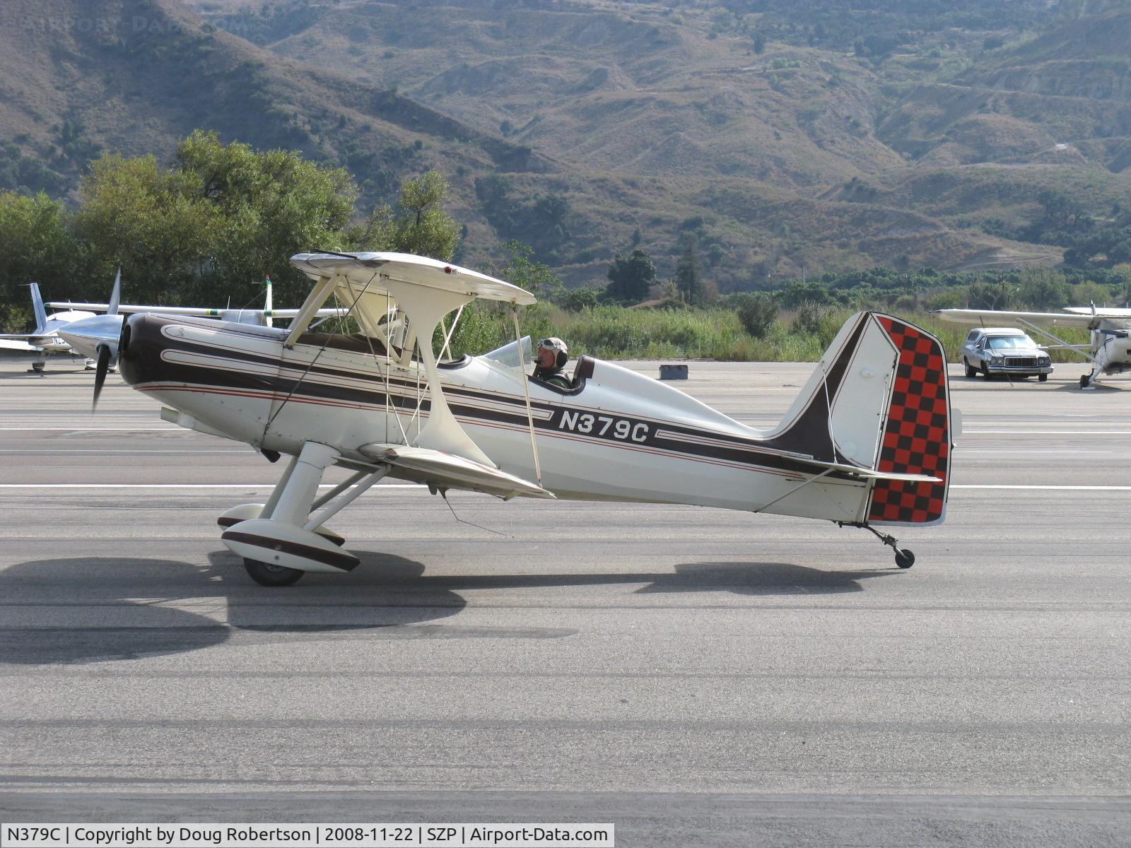 N379C, 1979 Stolp SA-300 Starduster Too C/N 502, 1979 Cleveland STARDUSTER SA-300, Lycoming IO-360, taxi after landing Rwy 04