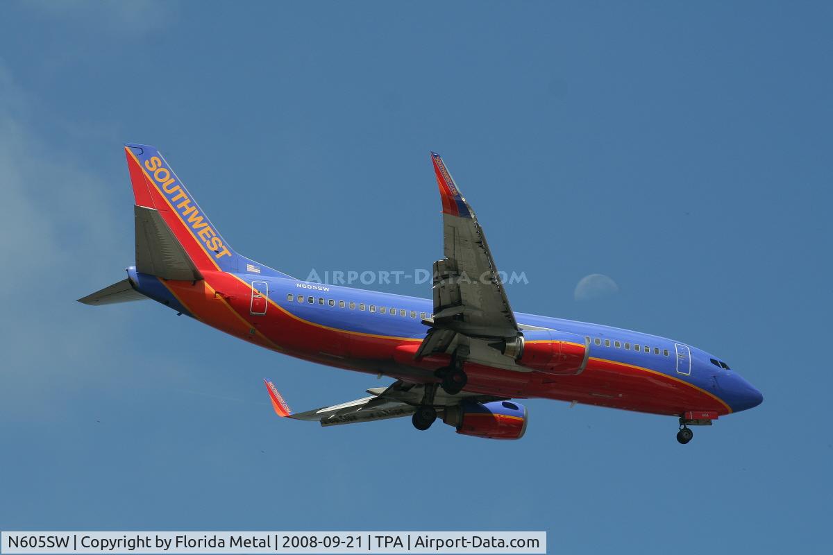 N605SW, 1995 Boeing 737-3H4 C/N 27956, Southwest 737-300