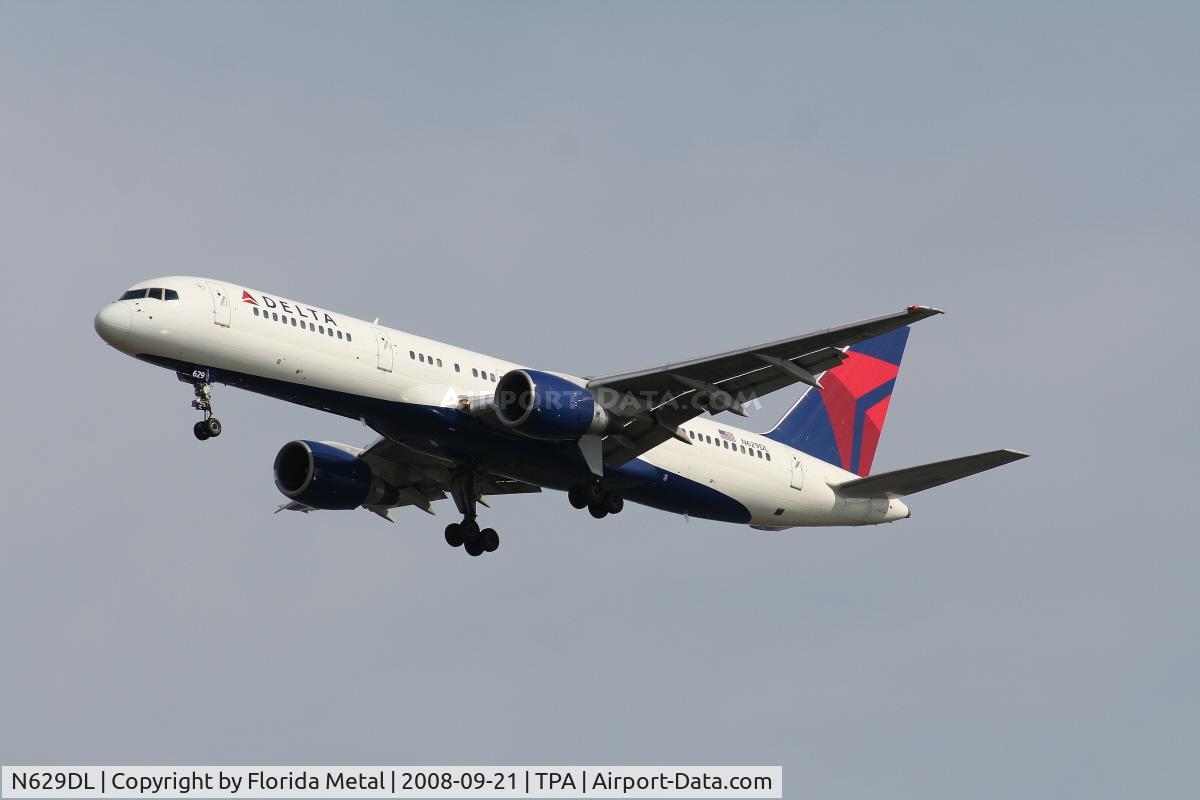 N629DL, 1987 Boeing 757-232 C/N 22919, Delta 757-200