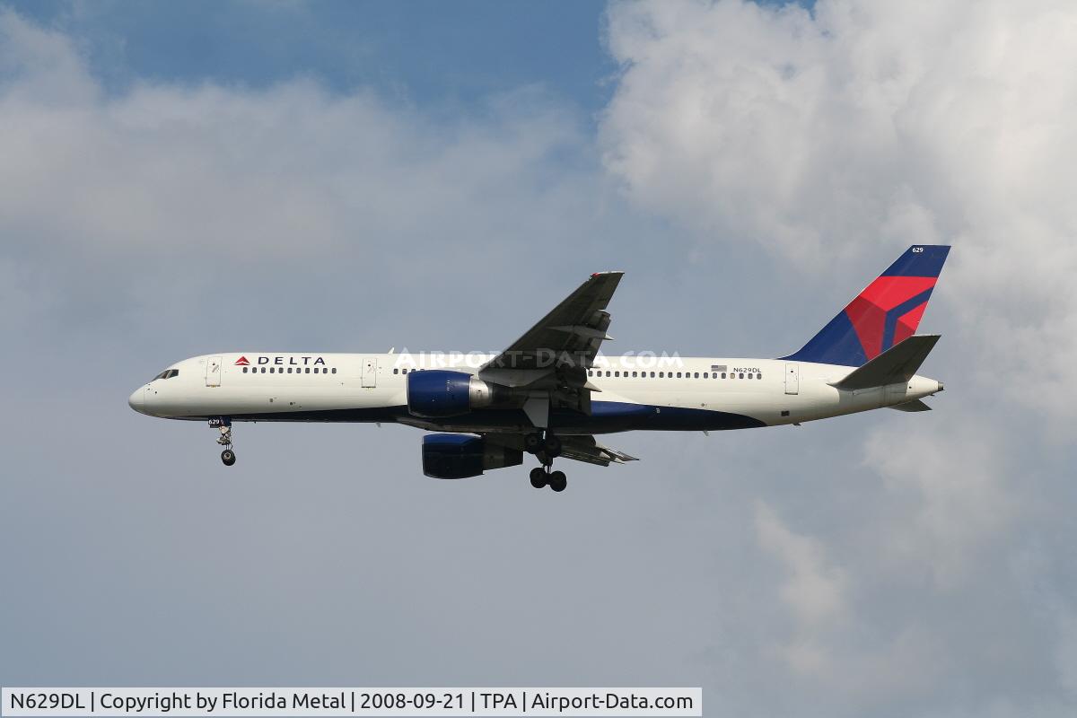 N629DL, 1987 Boeing 757-232 C/N 22919, Delta 757-200