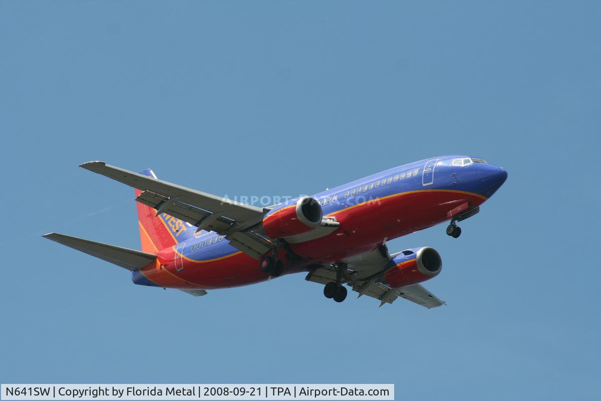 N641SW, 1996 Boeing 737-3H4 C/N 27714, Southwest 737-300