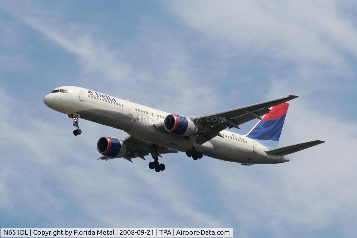 N651DL, 1989 Boeing 757-232 C/N 24391, Delta 757-200