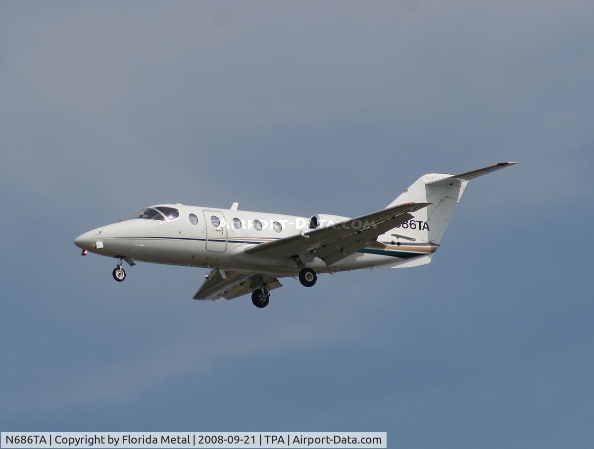 N686TA, 2001 Raytheon Aircraft Company 400A C/N RK-328, Raytheon 400A