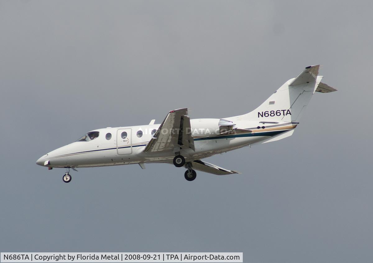 N686TA, 2001 Raytheon Aircraft Company 400A C/N RK-328, Raytheon 400A