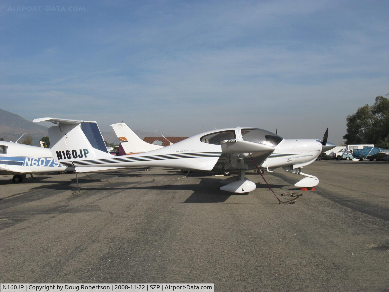 N160JP, 2005 Diamond DA-40 Diamond Star C/N 40.493, 2005 Diamond Aircraft Inds. Inc. DA-40 DIAMOND STAR, Lycoming IO-360 180 Hp