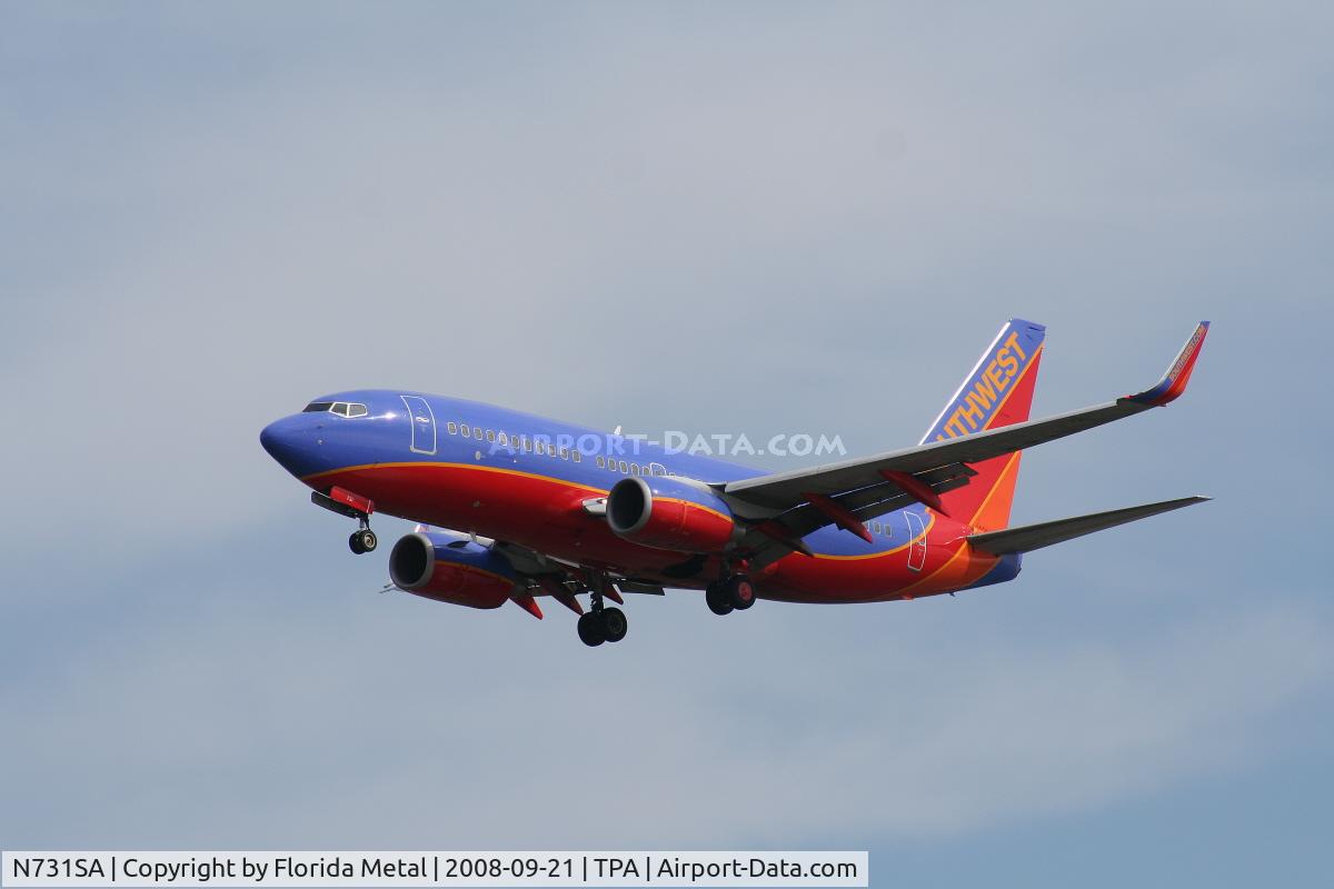 N731SA, 1999 Boeing 737-7H4 C/N 27863, Southwest 737-700