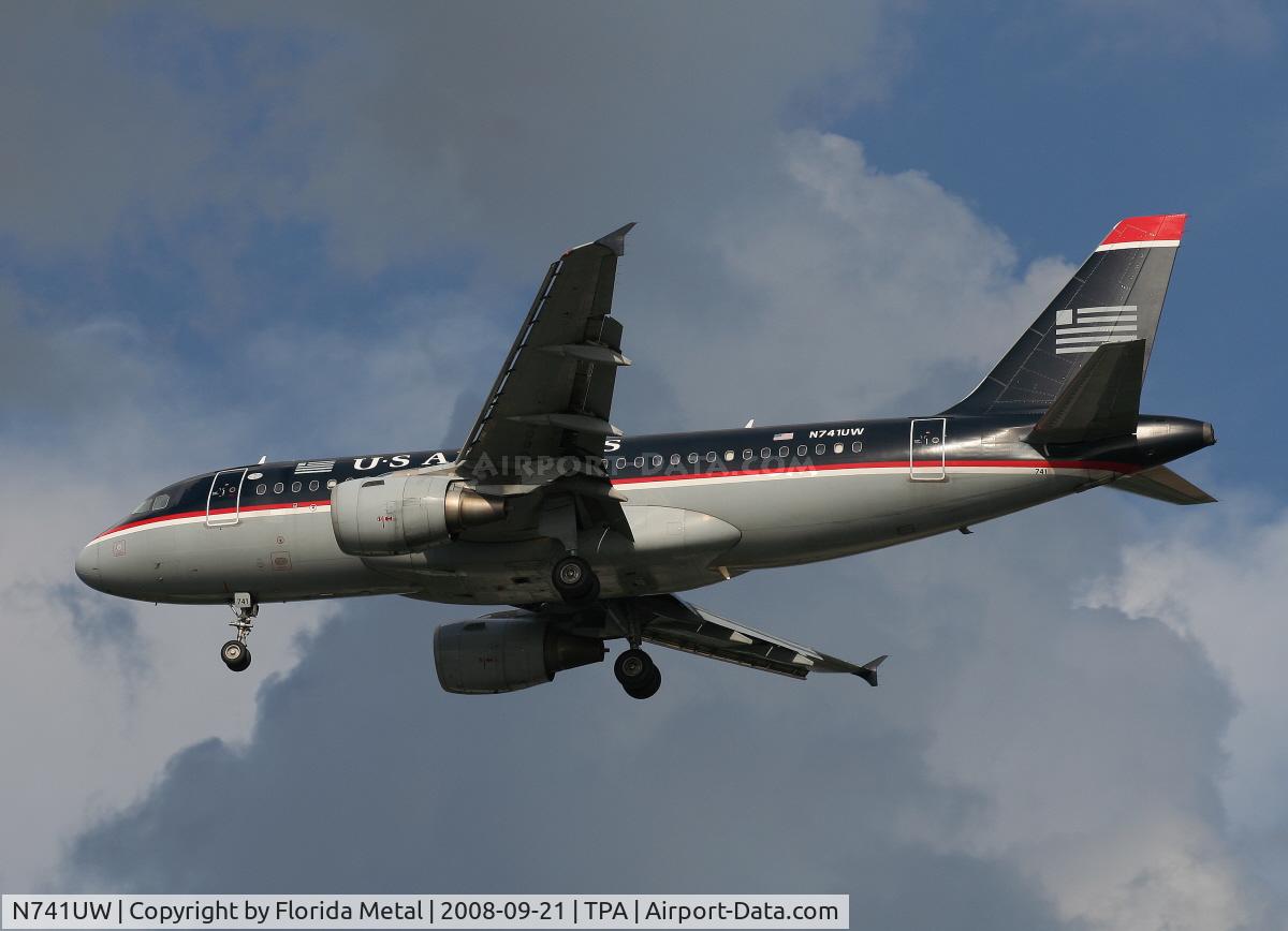 N741UW, 2000 Airbus A319-112 C/N 1269, US Airways A319
