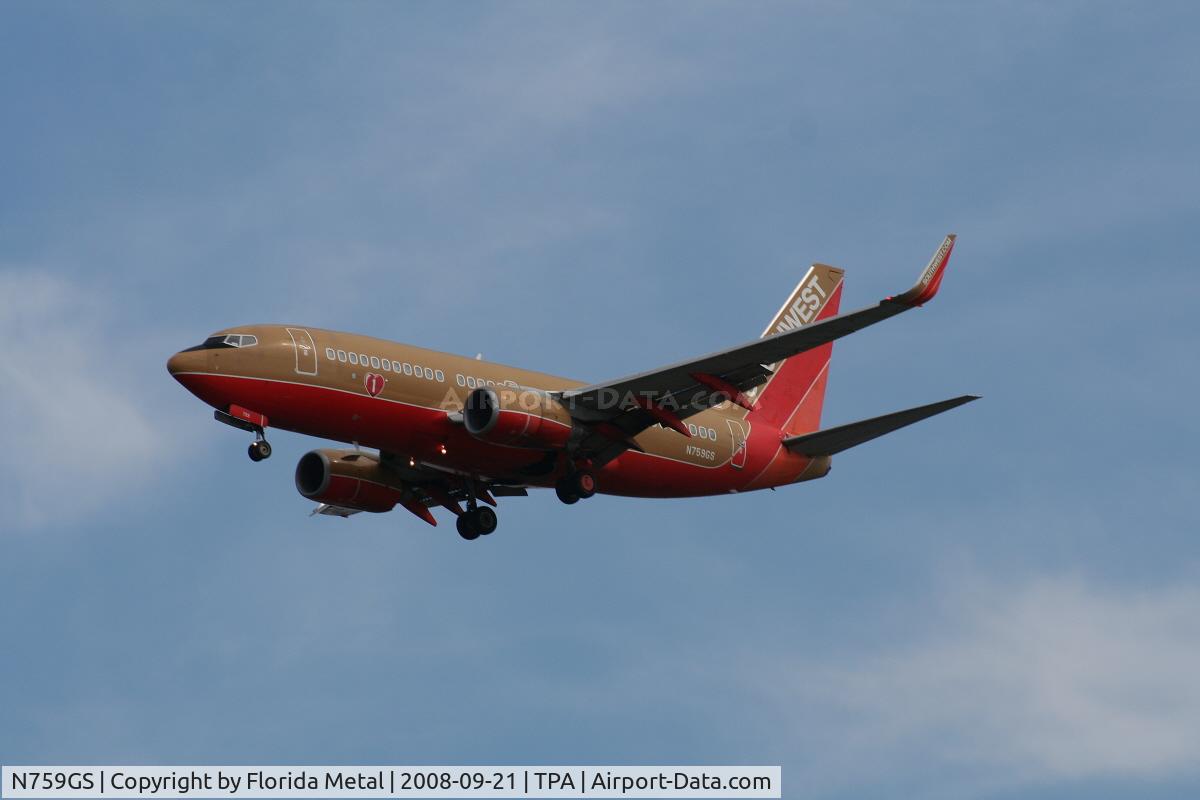 N759GS, 1999 Boeing 737-7H4 C/N 30544, Southwest 737-700