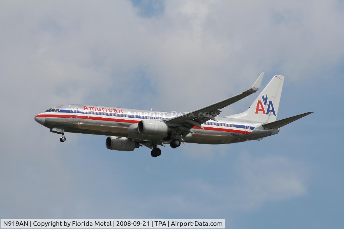 N919AN, 1999 Boeing 737-823 C/N 29520, American 737-800