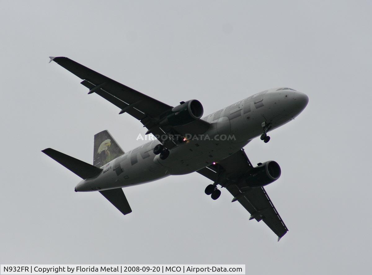 N932FR, 2004 Airbus A319-111 C/N 2258, Frontier's 