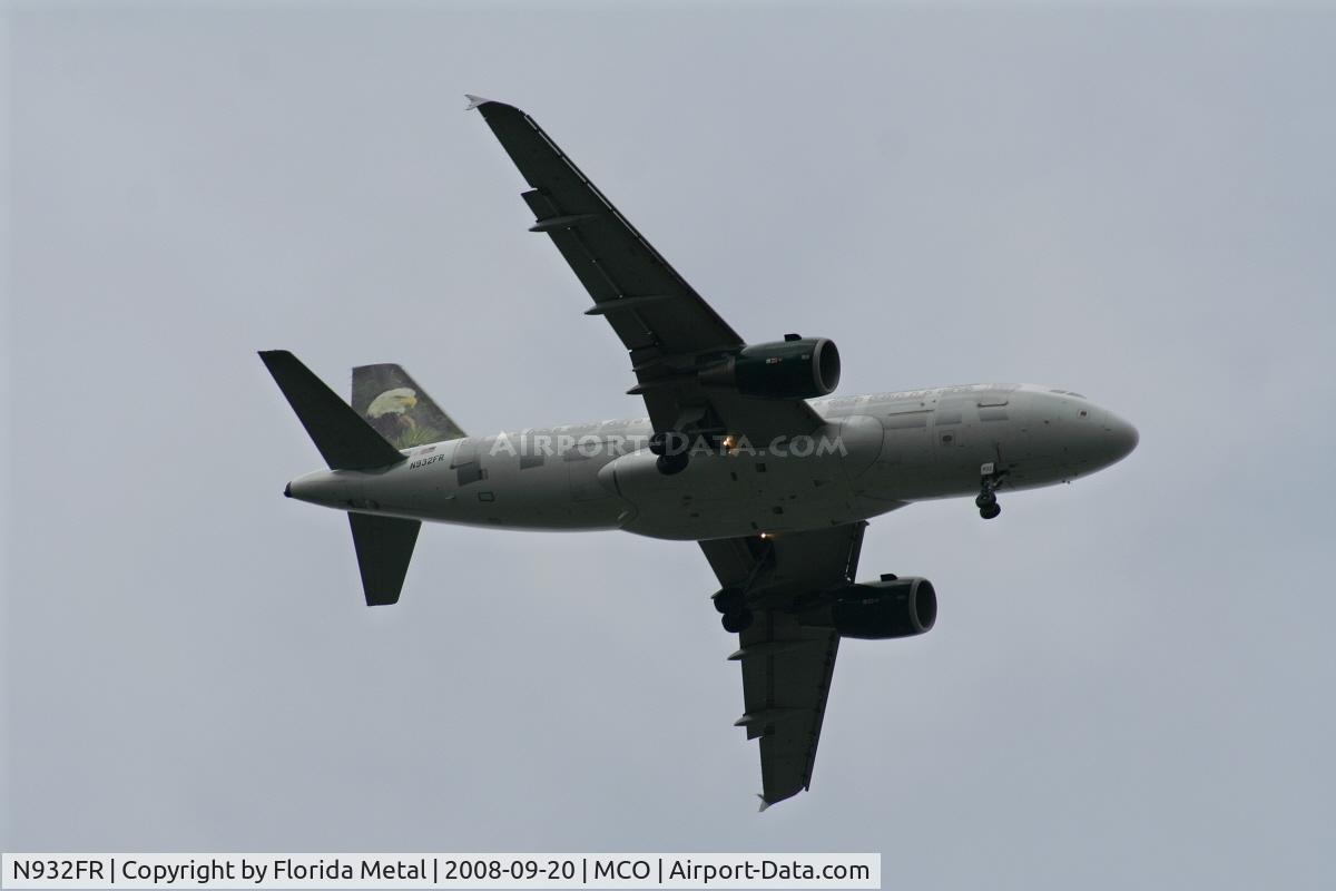 N932FR, 2004 Airbus A319-111 C/N 2258, Frontier's 