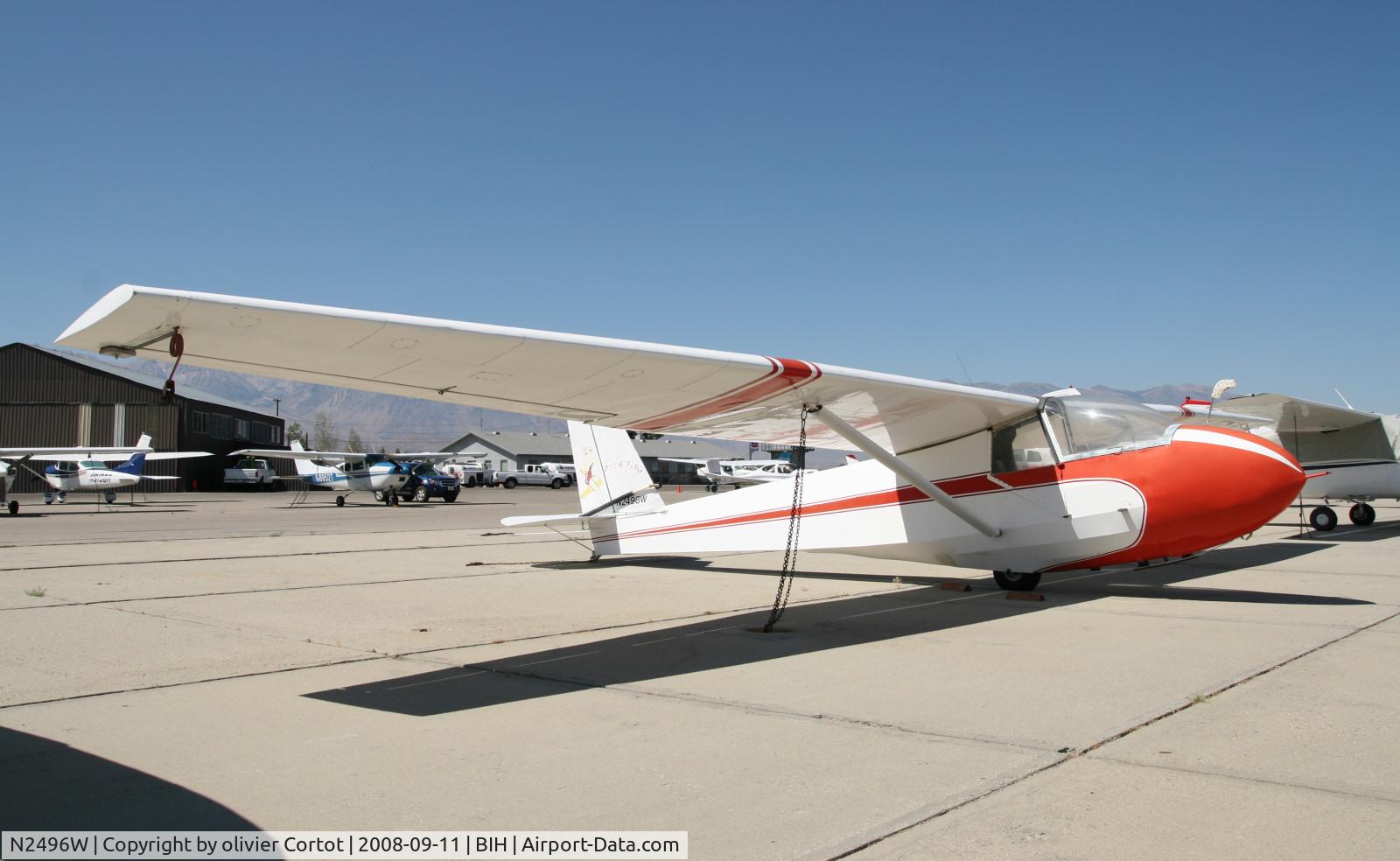 N2496W, 1967 Schweizer SGS 2-33 C/N 41, taken at Bishop airport