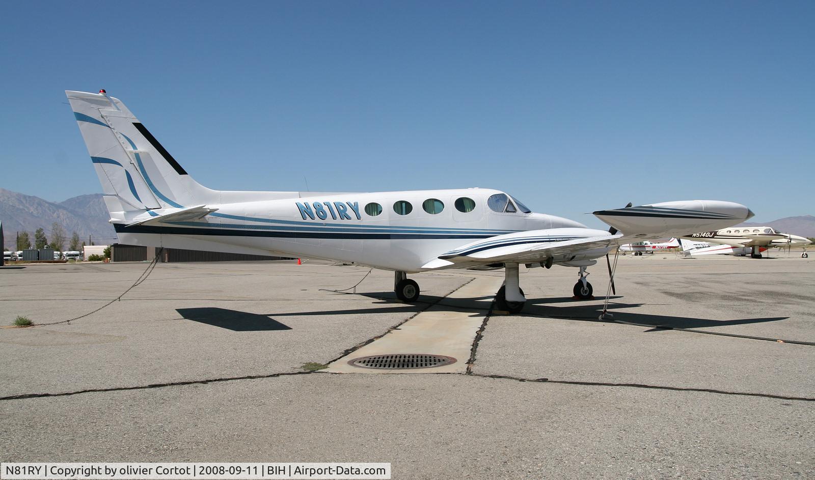N81RY, 1981 Cessna 340A C/N 340A1238, taken at Bishop airport