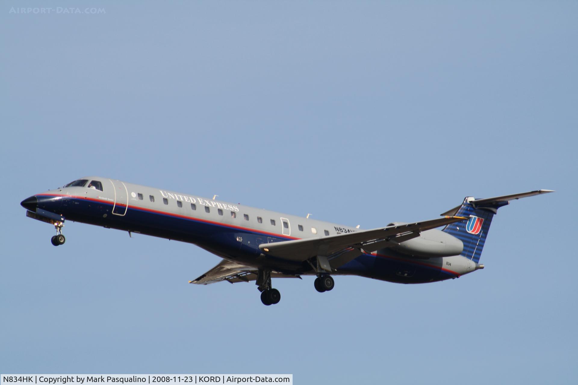 N834HK, 2000 Embraer ERJ-145LR (EMB-145LR) C/N 145269, EMB-145LR
