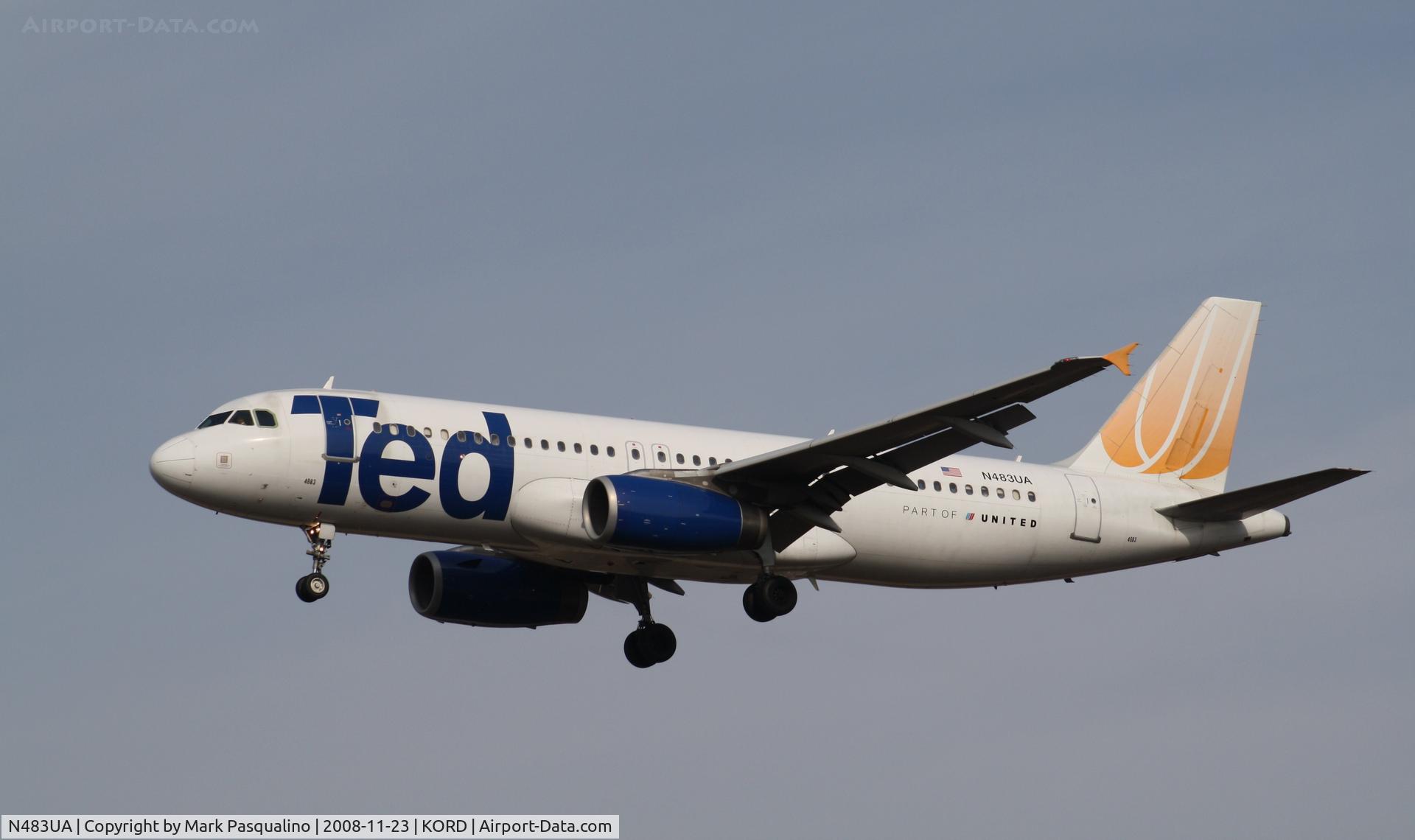 N483UA, 2001 Airbus A320-232 C/N 1586, Airbus A320