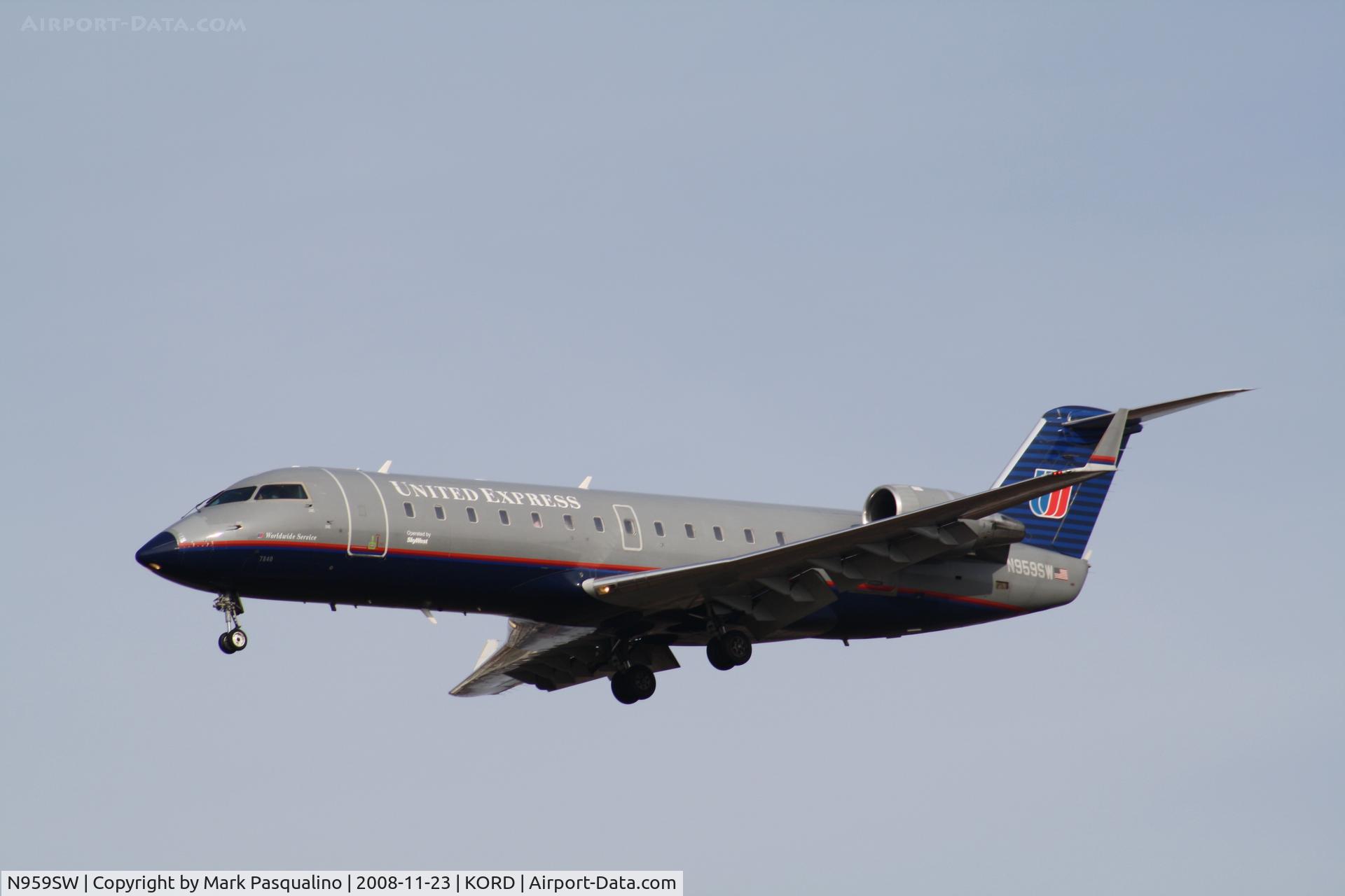 N959SW, 2003 Canadair CL-600-2B19 Regional Jet CRJ-200LR C/N 7840, CL-600-2B19