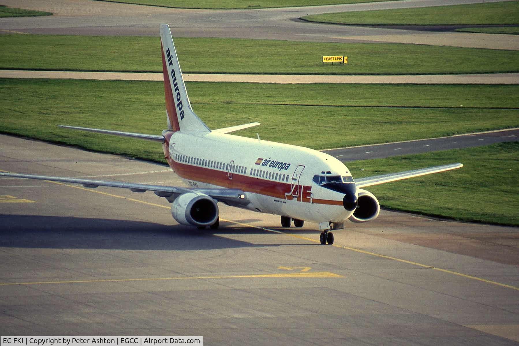 EC-FKI, 1987 Boeing 737-375 C/N 23707, Air Europa Boeing 737-300 July 1993