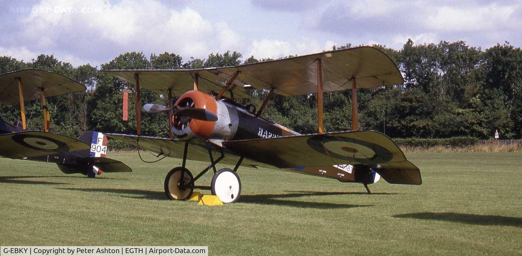 G-EBKY, 1920 Sopwith Pup C/N W/O 3004/14, Old Warden, Bedfordshire, England. August 1993