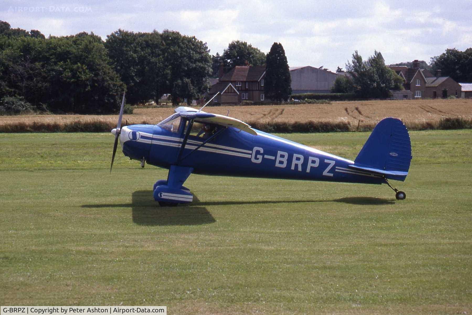 G-BRPZ, 1939 Luscombe 8A Silvaire C/N 911, Old Warden, Bedfordshire, England. August 1993