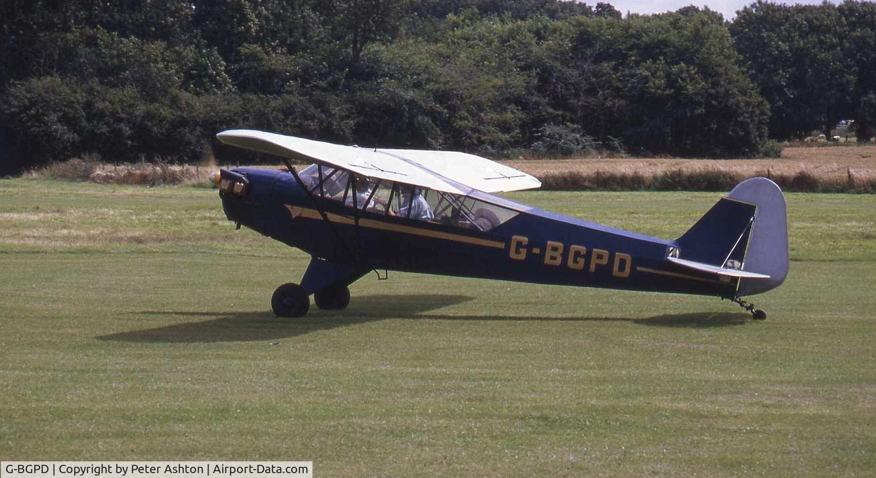 G-BGPD, 1943 Piper L-4A Grasshopper C/N 10478, Old Warden, Bedfordshire, England. August 1993