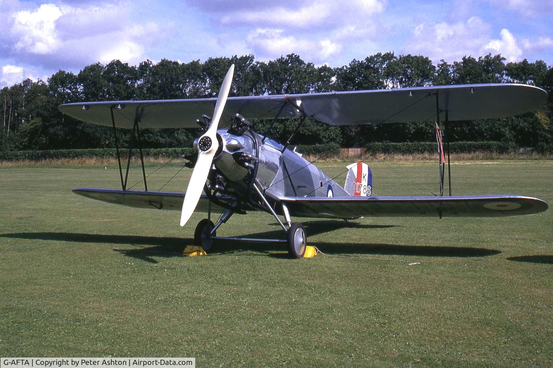 G-AFTA, 1931 Hawker Tomtit Mk1 C/N 30380, Old Warden, Bedfordshire, England. August 1993