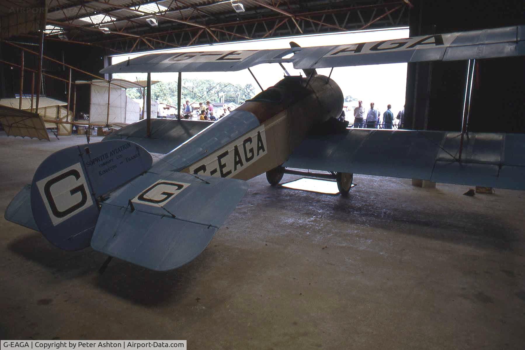 G-EAGA, 1990 Sopwith Dove Replica C/N 3004/1, Old Warden, Bedfordshire, England. August 1993