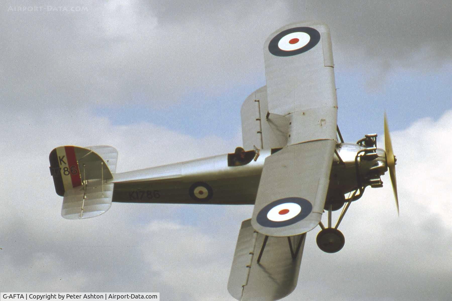 G-AFTA, 1931 Hawker Tomtit Mk1 C/N 30380, Old Warden, Bedfordshire, England. August 1993