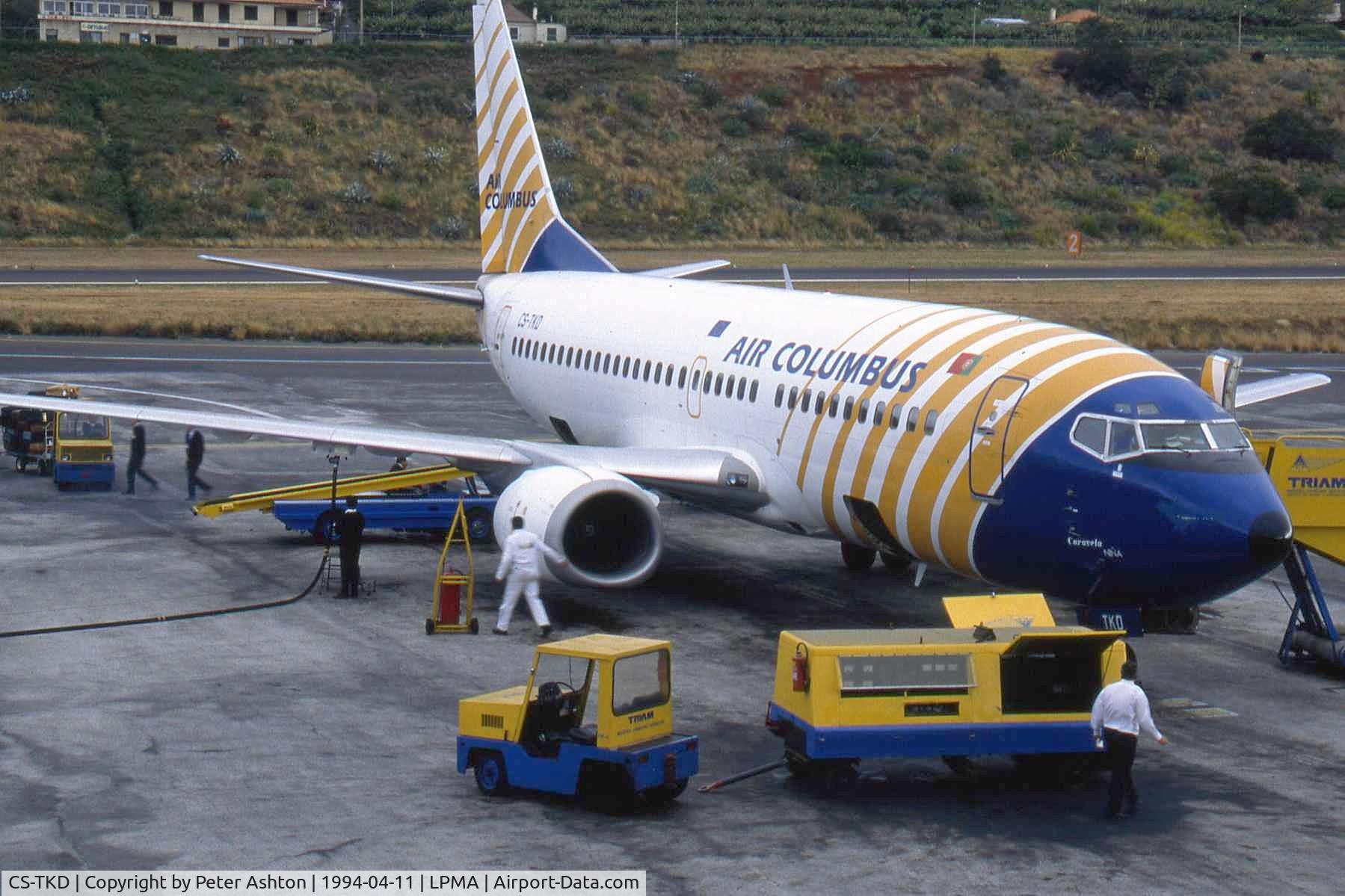 CS-TKD, 1987 Boeing 737-33A C/N 23827, Air Columbus Boeing 737-33A