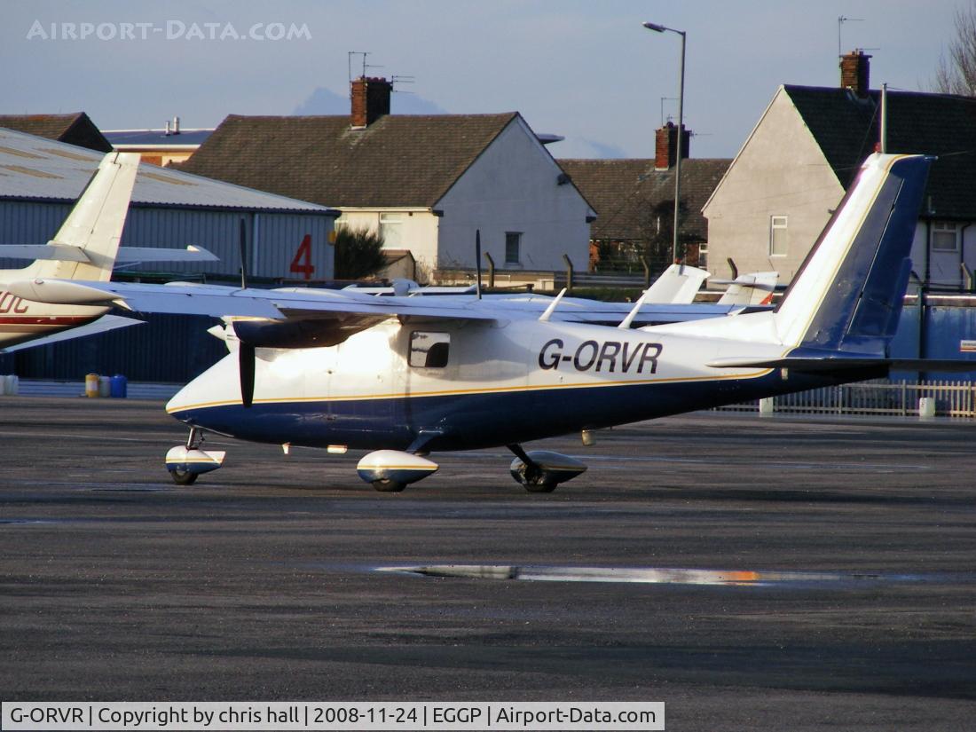 G-ORVR, 1977 Partenavia P-68B Victor C/N 115, RAVENAIR AIRCRAFT LTD, Previous ID: G-BFBD