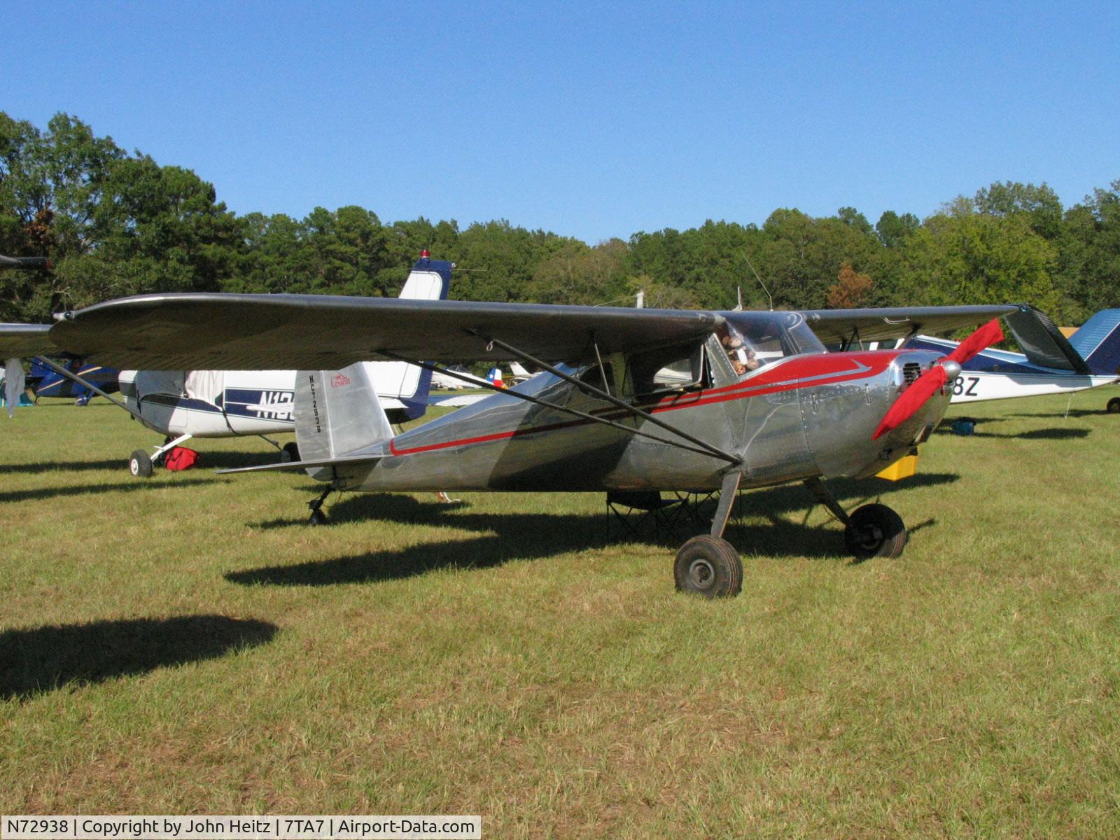 N72938, 1946 Cessna 140 C/N 10136, Reklaw Fly-in