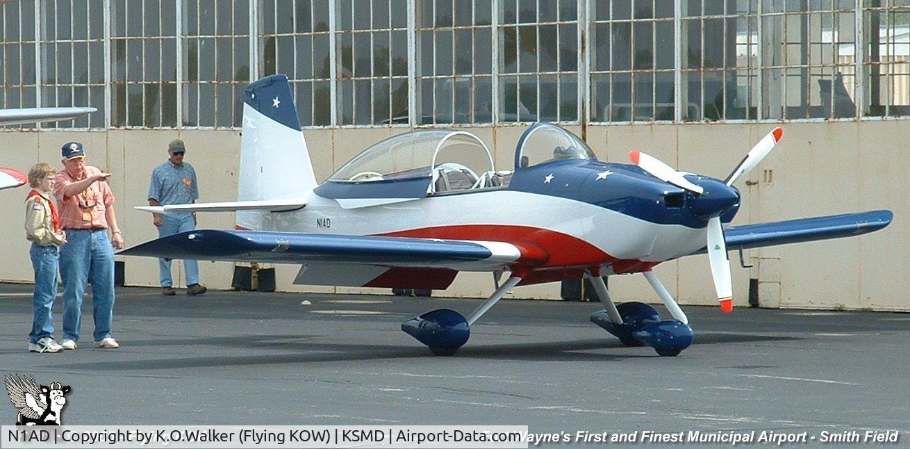 N1AD, 2001 Vans RV-8A C/N 81023, N1AD with Owner/Builder John 'Jack' Lindsay & Unknown 'EAA2 Young Eagle'.