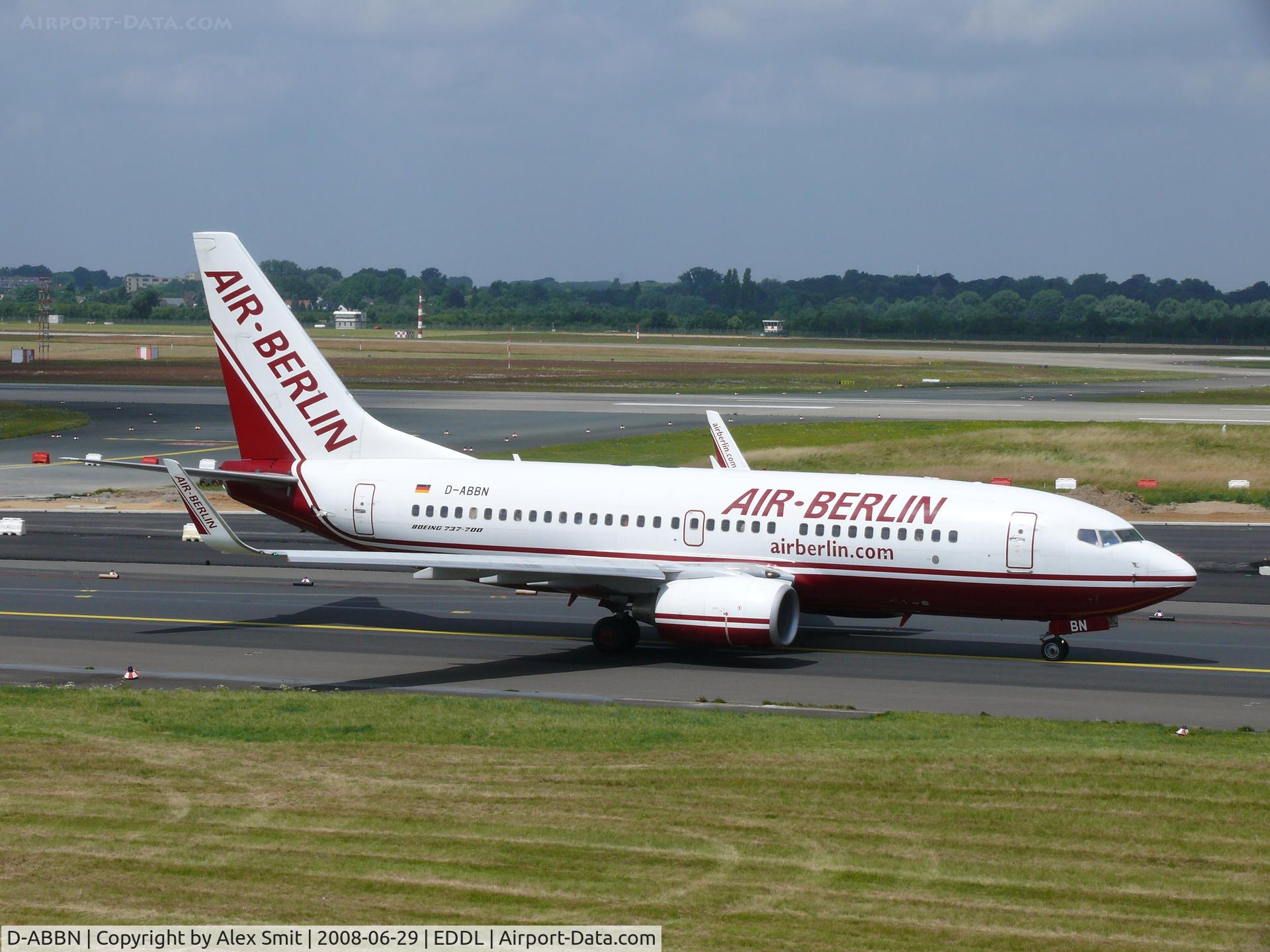 D-ABBN, 2004 Boeing 737-76Q C/N 30293, Boeing B737-76Q D-ABBN Air Berlin