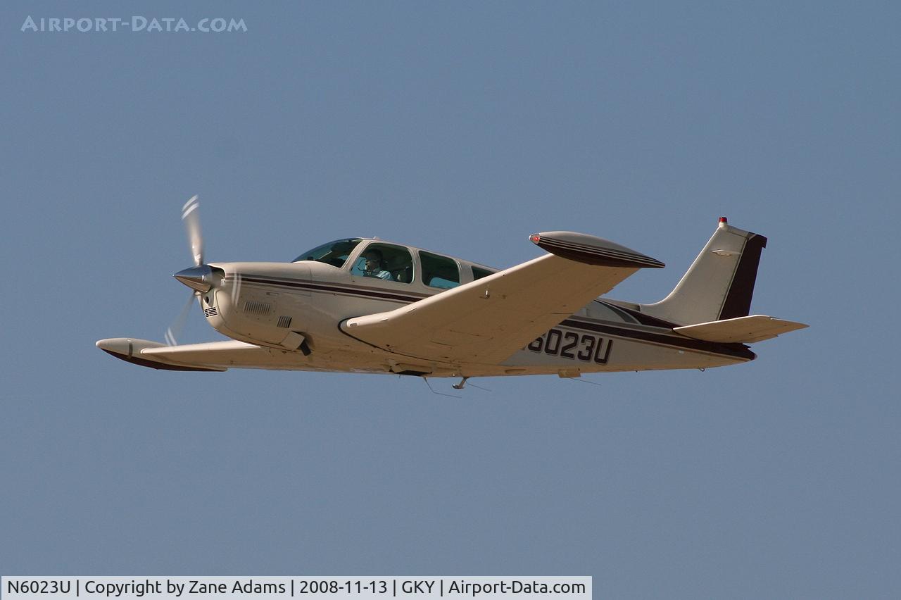 N6023U, 1979 Beech A36 Bonanza 36 C/N E-1442, At Arlington Municipal - Beechcraft Bonanza