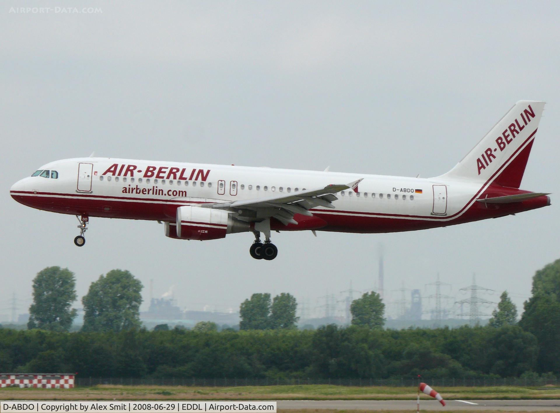 D-ABDO, 2007 Airbus A320-214 C/N 3055, Airbus Industries A320-214 D-ABDO Air Berlin