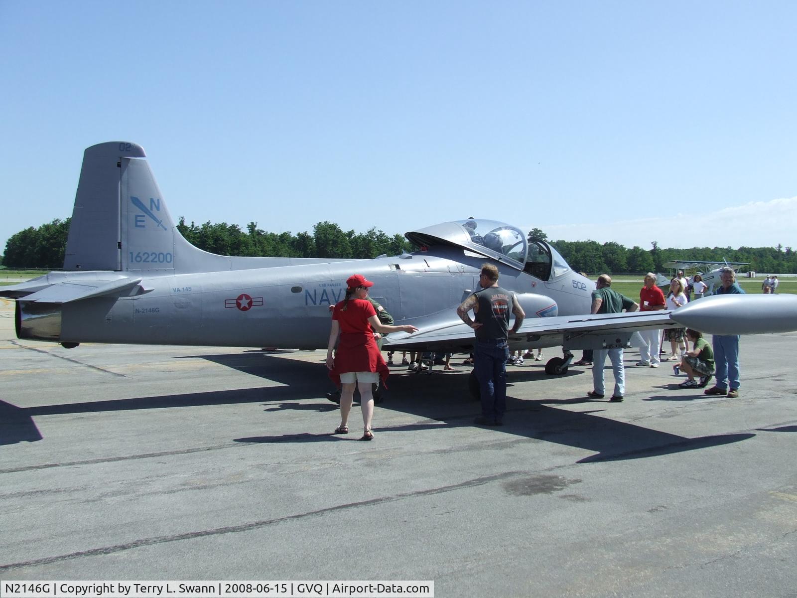 N2146G, 1968 BAC 167 Strikemaster C/N 1928, Parked after the flight.
