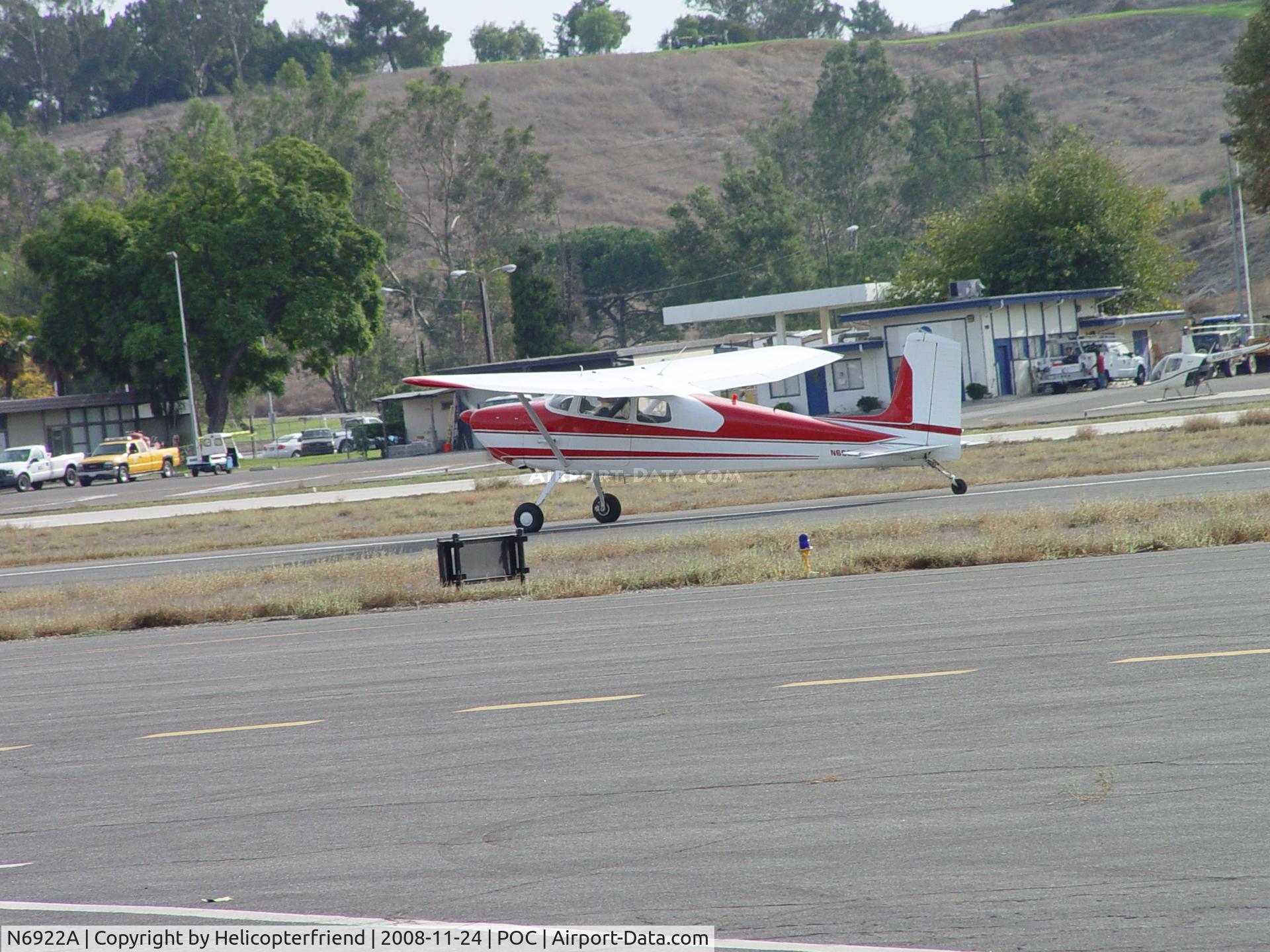 N6922A, 1956 Cessna 172 C/N 29022, Taking off from Brackett