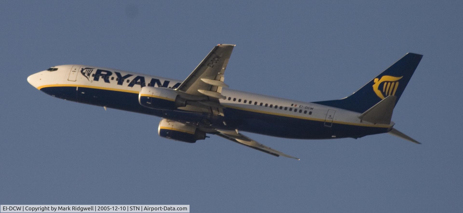 EI-DCW, 2004 Boeing 737-8AS C/N 33568, EI-DCW taking off from Stansted