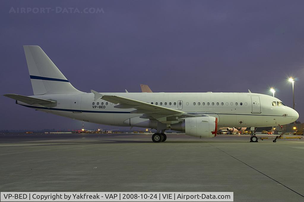 VP-BED, 2007 Airbus ACJ319 (A319-115/CJ) C/N 3073, Airbus A319