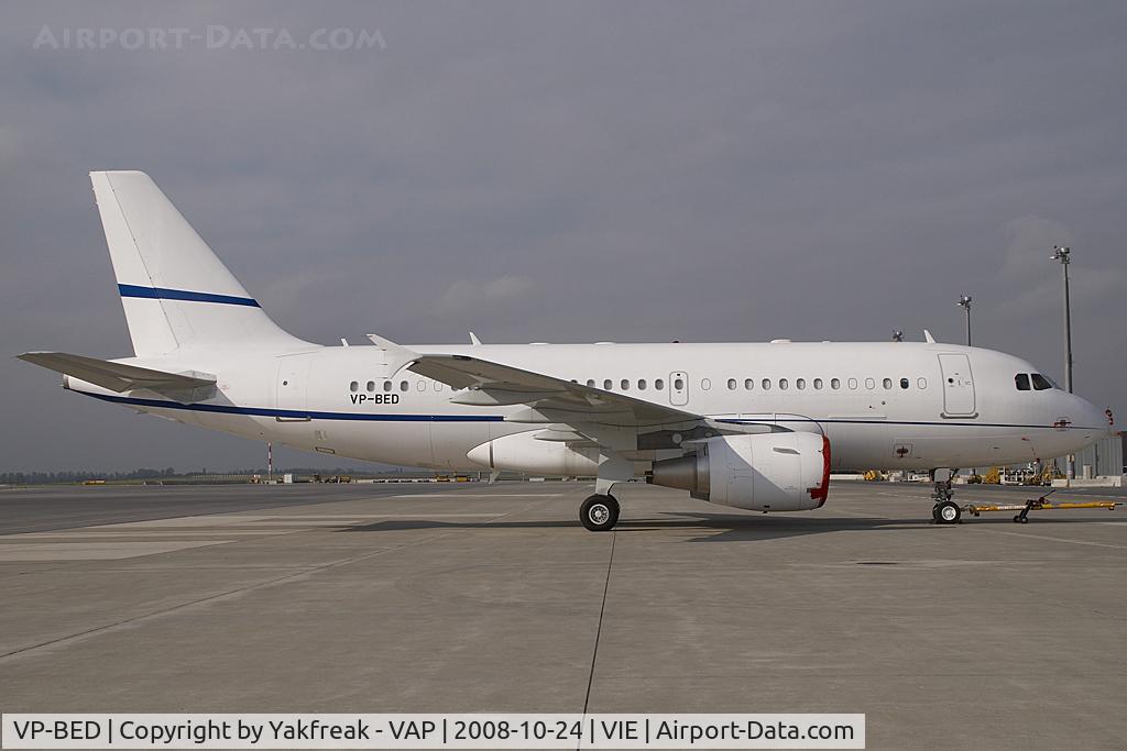 VP-BED, 2007 Airbus ACJ319 (A319-115/CJ) C/N 3073, Airbus A319