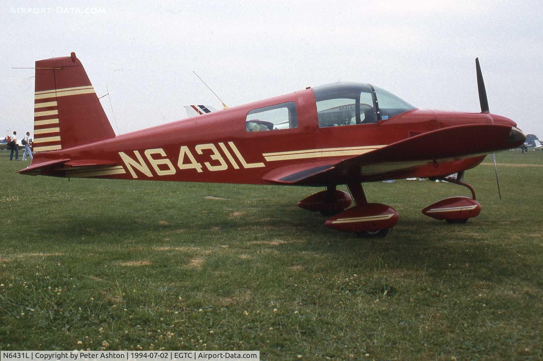 N6431L, 1972 American Aviation AA-1A Trainer C/N AA1A-0431, PFA Rally 1994