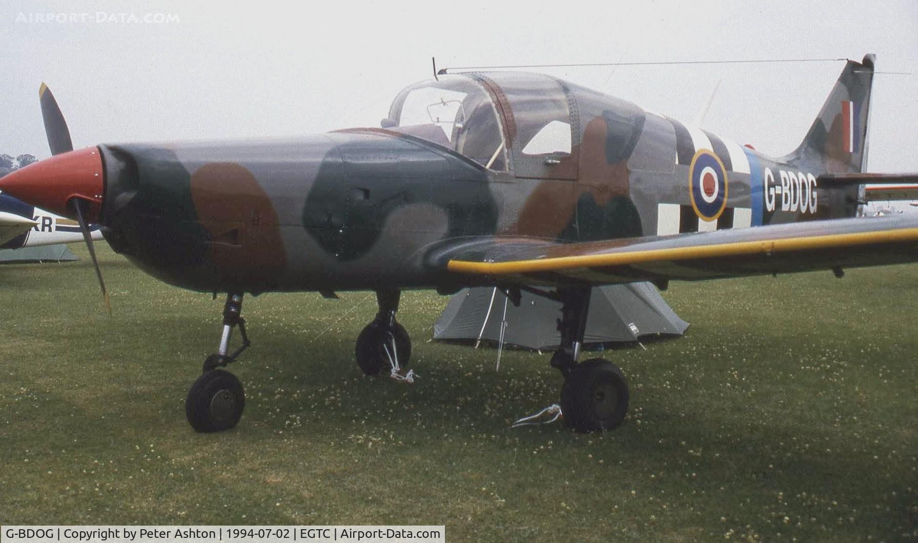 G-BDOG, 1976 Scottish Aviation Bulldog 200 C/N BH200/381, PFA Rally 1994