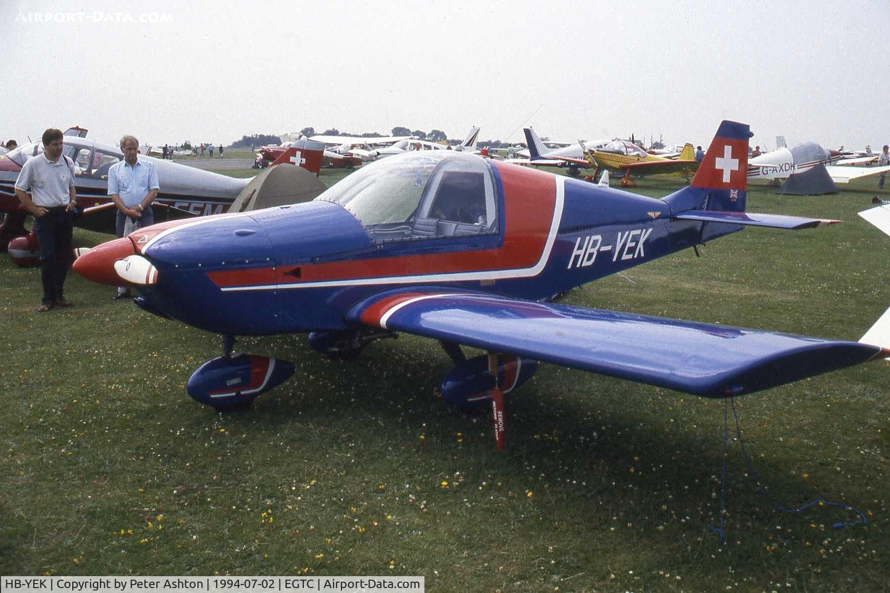 HB-YEK, 1990 Pottier P-180 C/N 73, Pottier P.180. PFA Rally 1994